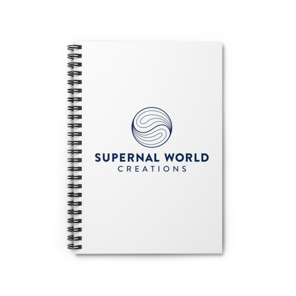 Supernal World Creations Lined Spiral Notebook