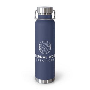 Supernal World Creations Copper Vacuum Insulated Bottle, 22oz