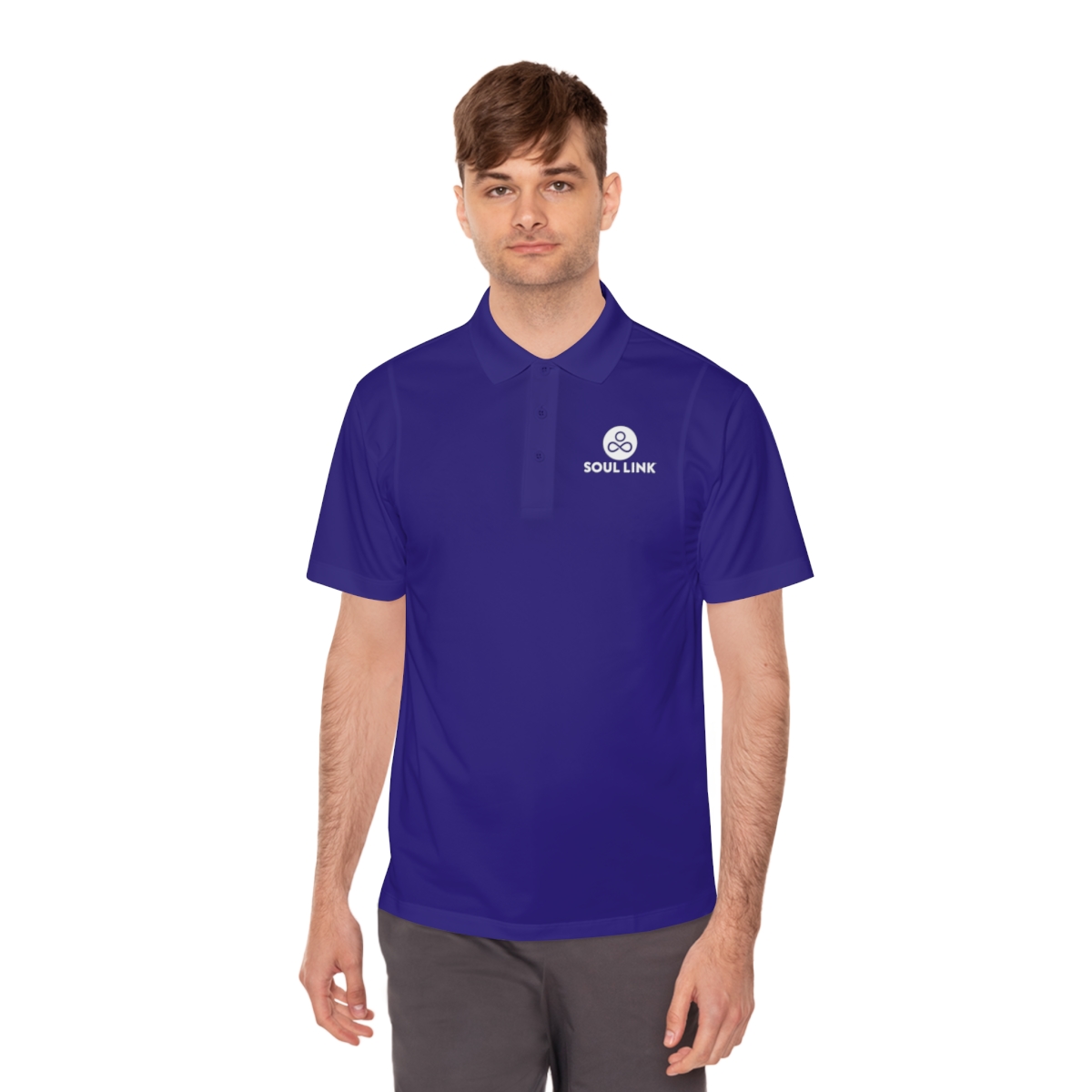 Soul Link Men's Sport Polo Shirt - Image 3