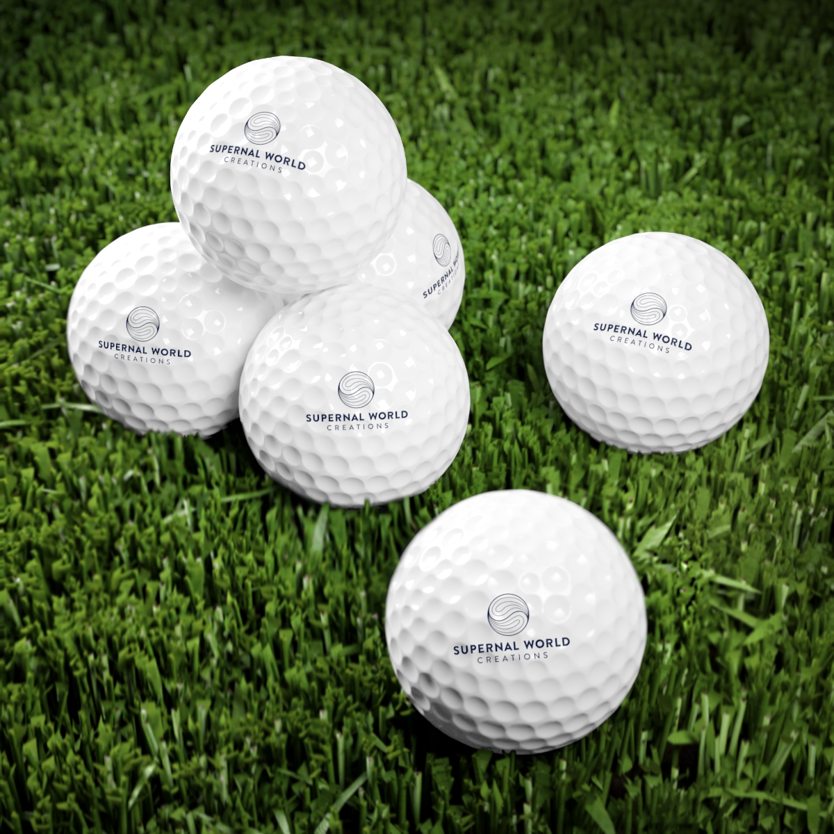 Supernal World Creations Golf Balls, 6pcs - Image 3