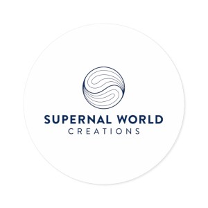 Supernal World Creations Indoor/Outdoor Round Sticker
